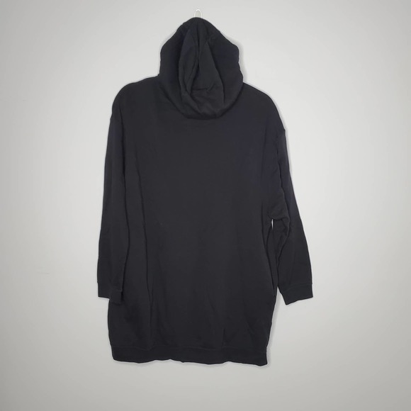 NIKE Air Black Rose Gold Light Fleece Oversized Pullover Hoodie Sz M - Picture 7 of 7